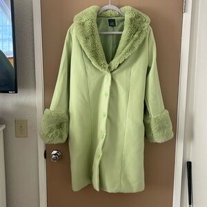 Lime green coat